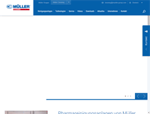 Tablet Screenshot of muellercleaning.com